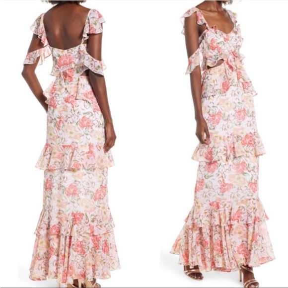 Wayf Milan Cut Out Maxi Dress - Picture 2 of 5